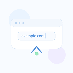 Illustration of entering a company domain into a security scan.